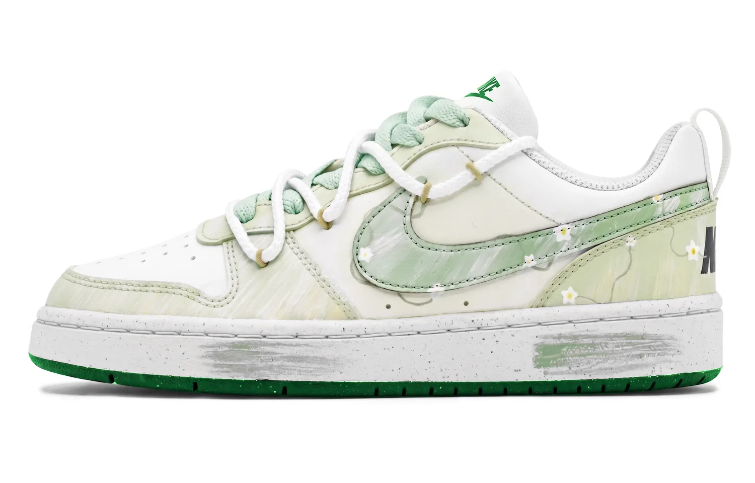 Детские скейтбординг-кроссовки Nike Court Borough, Mint Green — фото 3
