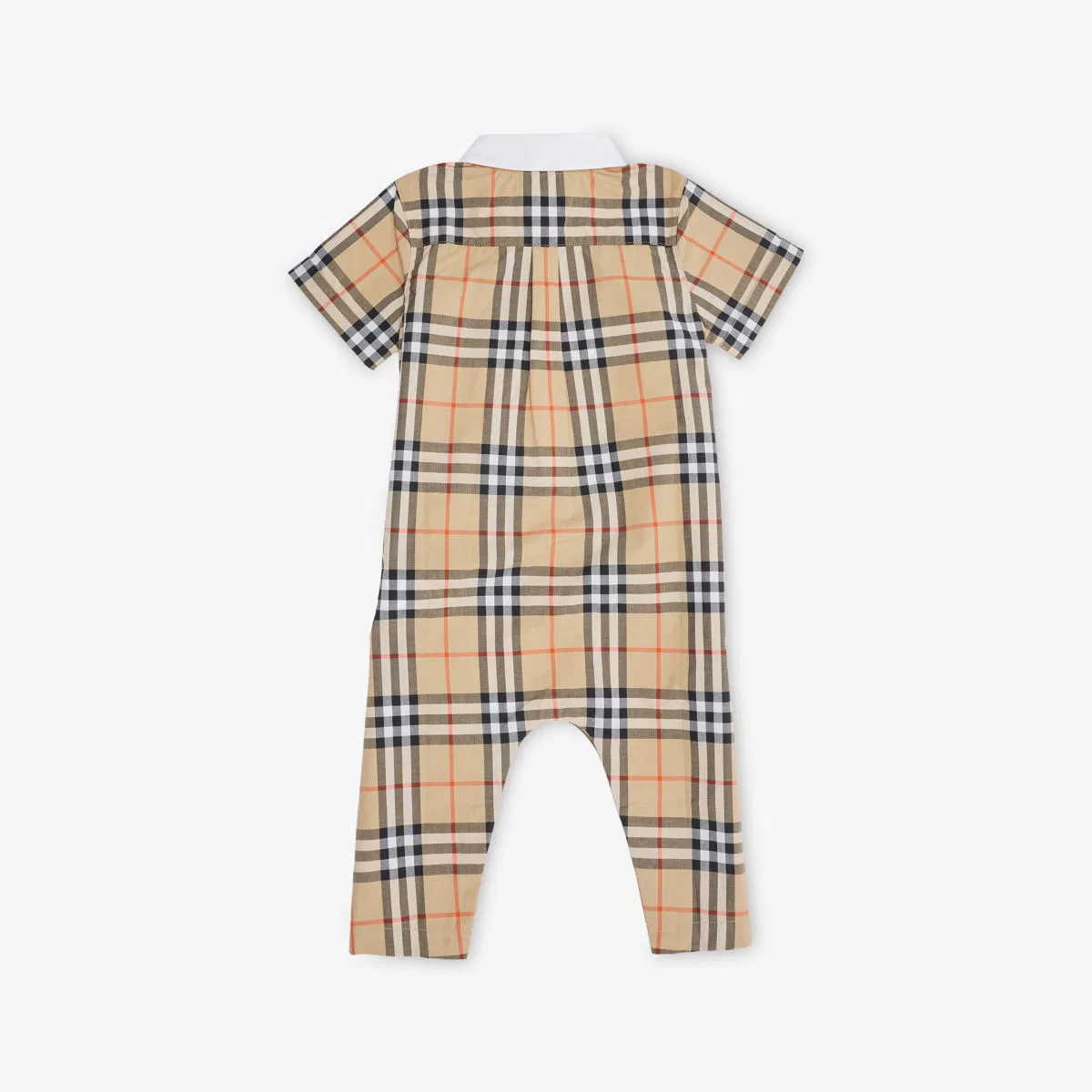 Боди из хлопкового поплина с клетчатым принтом «Андреас» (3-18 месяцев) Burberry — фото 3