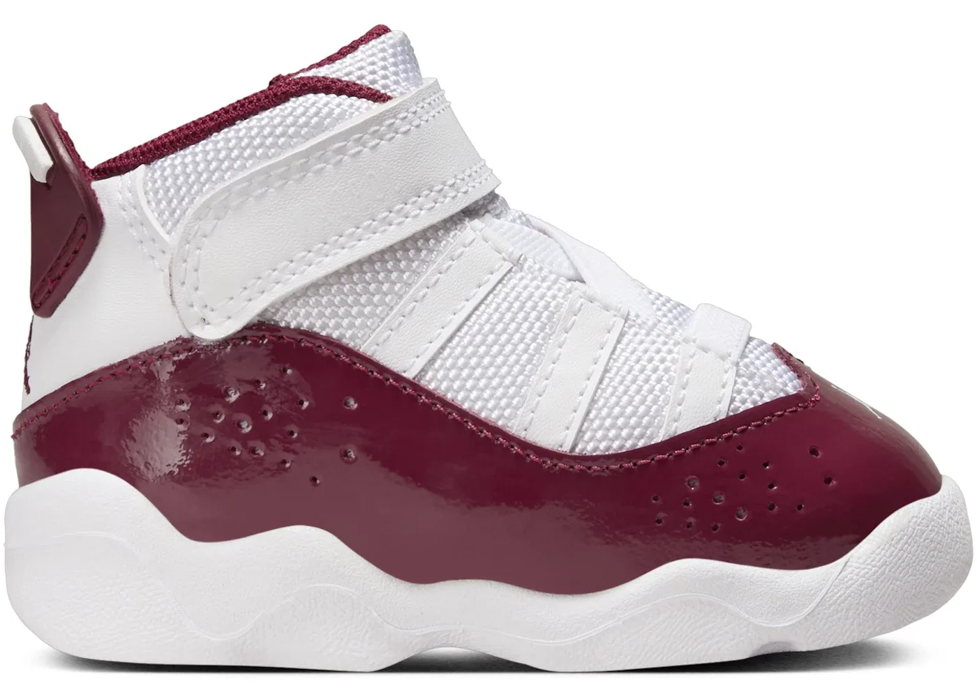 Детские кроссовки с повседневным стилем Jordan 6 Rings Jordan, White Team Red