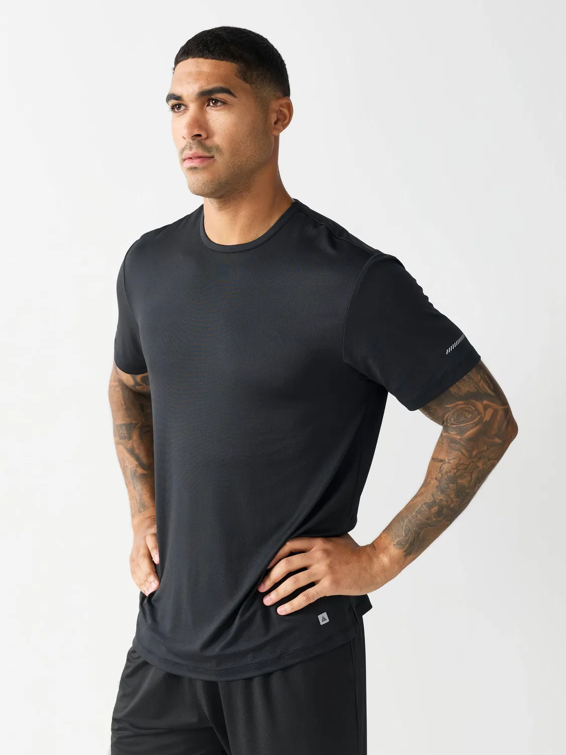 Футболка с коротким рукавом Active Gym Training Top Next, синий/черный/зеленый — фото 3