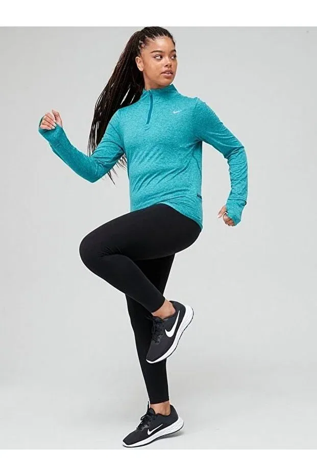 Женская спортивная футболка с длинным рукавом Nike, Blue — фото 4