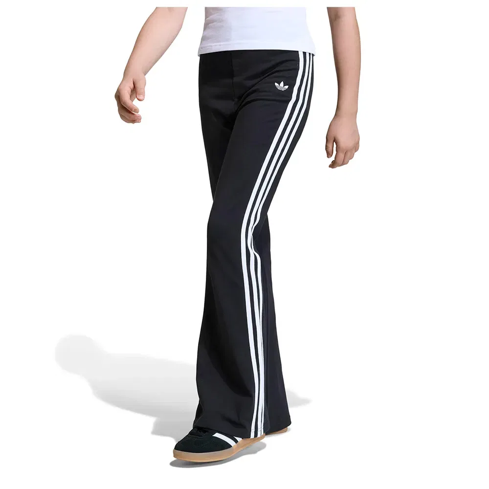 Детские леггинсы с расклешенным низом 3 Stripes Flared Adidas Originals, Black