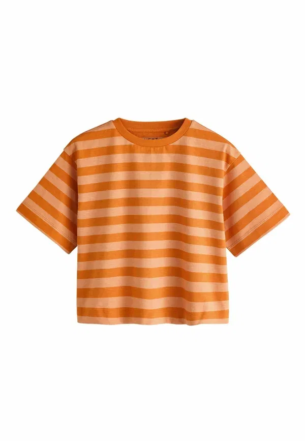 Футболка с принтом, Animals, Regular fit - graphic t-shirts 4 pack, Next, Purple, Orange, оранжевый/фиолетовый — фото 3