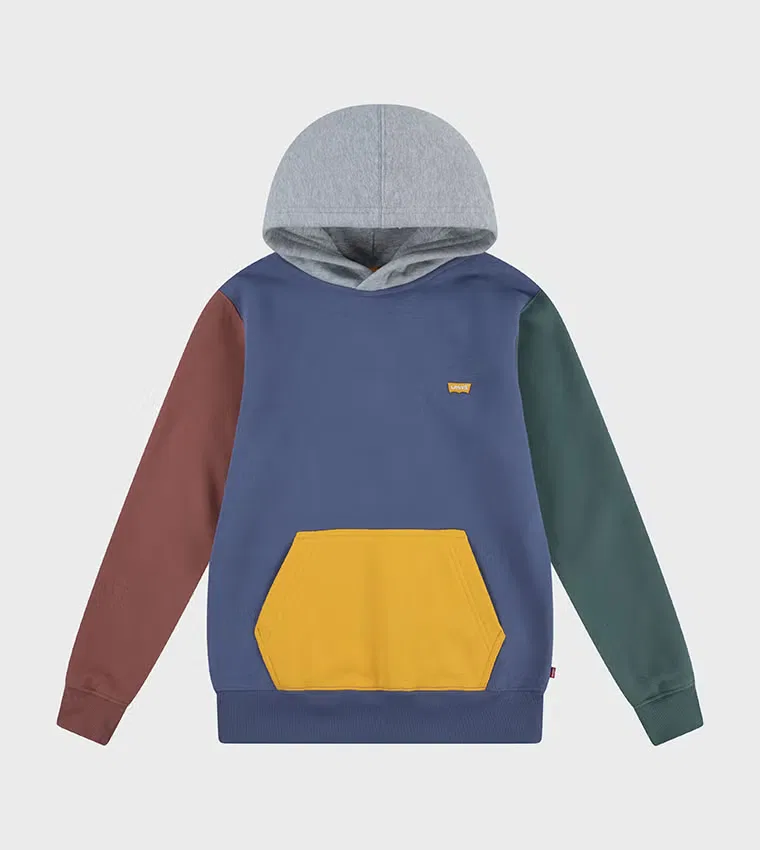 Худи с цветными блоками Levi'S, индиго