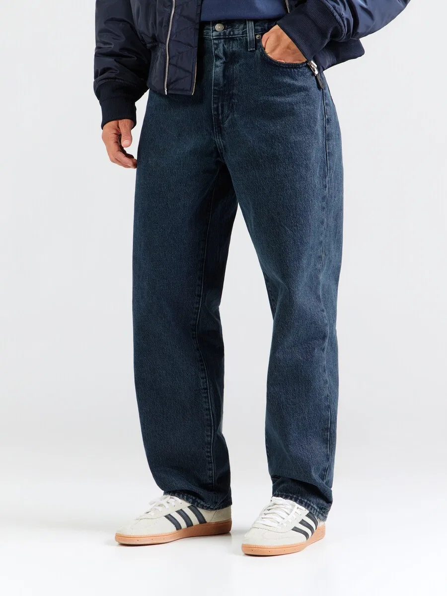 Джинсы LEVI'S свободного кроя '568 Loose Straight' темно-синего цвета — фото 2
