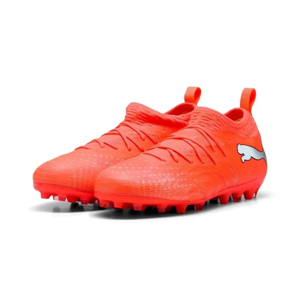 Футбольные бутсы детские Future 9 Match MG JR Puma, красный