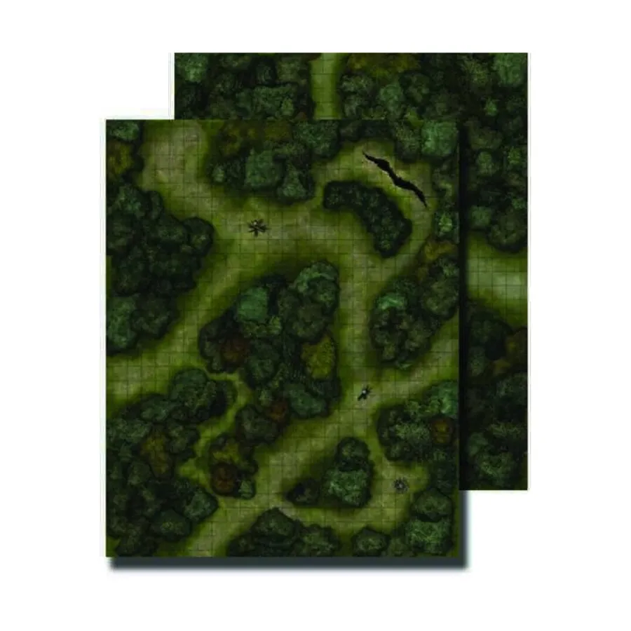 

Флип-мат - Лес (1-е издание), GameMastery - Flip-Mats - Countryside & Wilderness Locales
