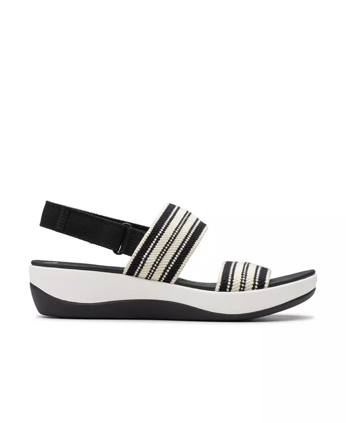 Женские сланцы Arla Stroll на шлепанцах с открытой пяткой Clarks, черный — фото 3