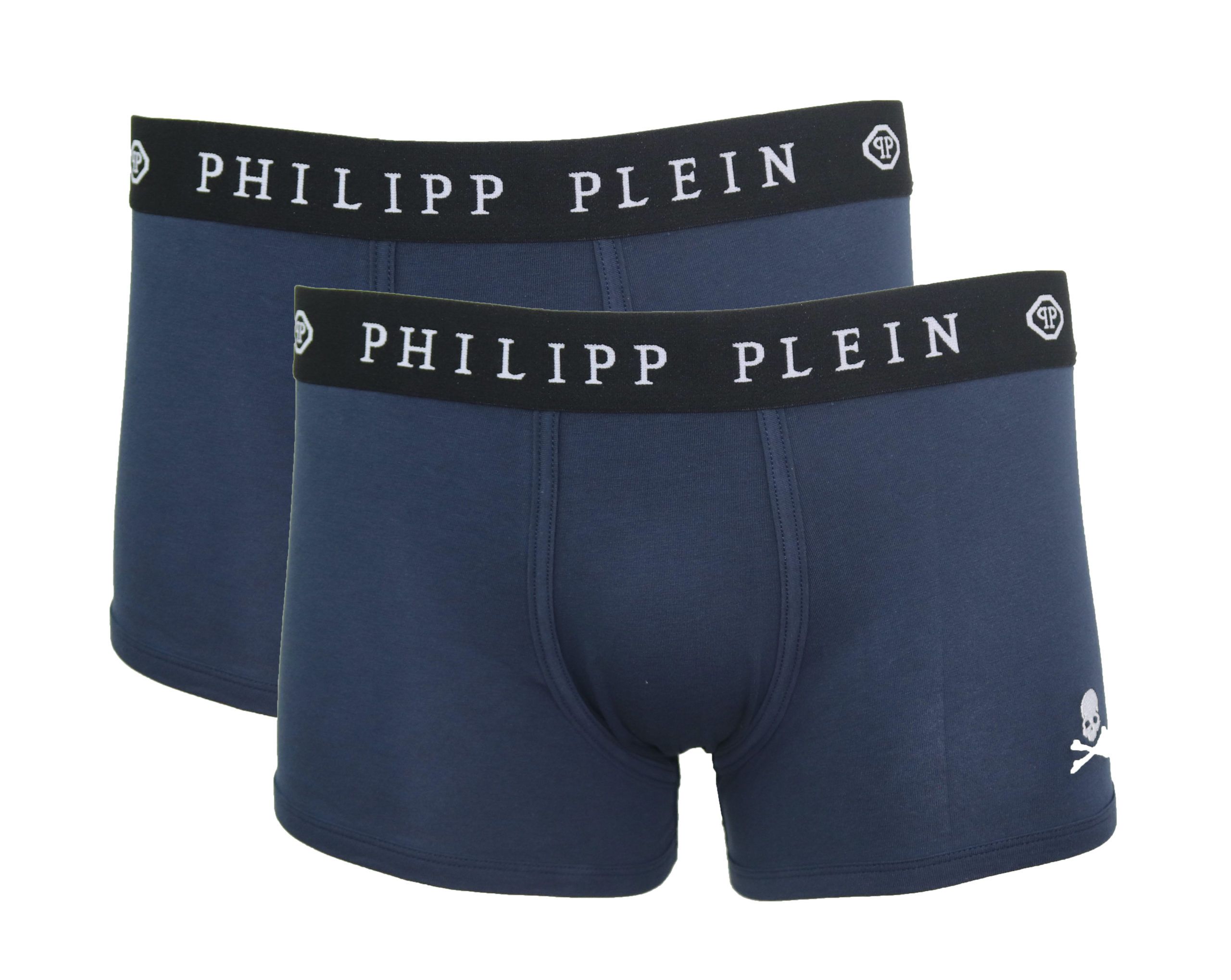 

Синие хлопковые мужские боксеры Philipp Plein