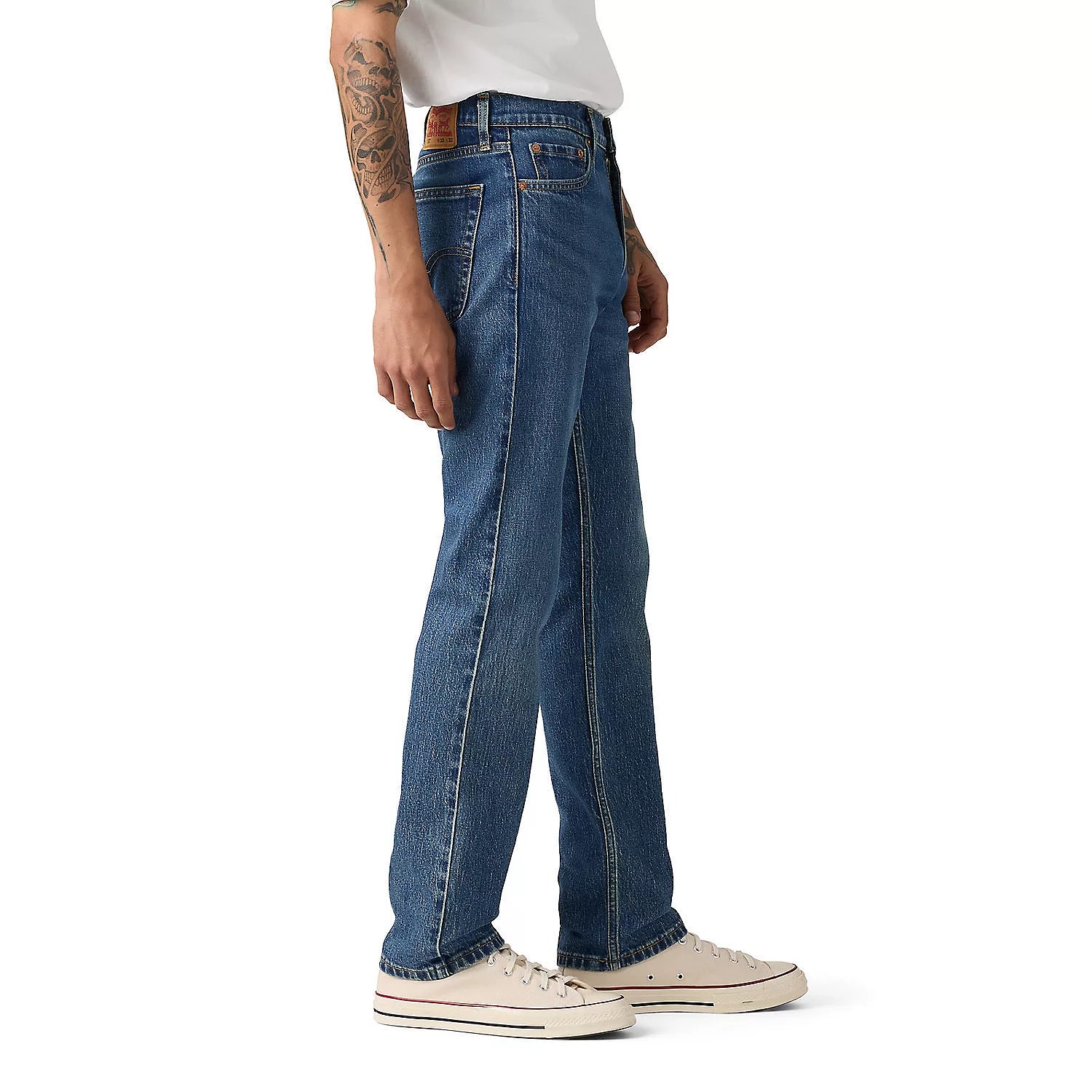 Мужские узкие прямые эластичные джинсы Levi's 513, Thanks Again — фото 2