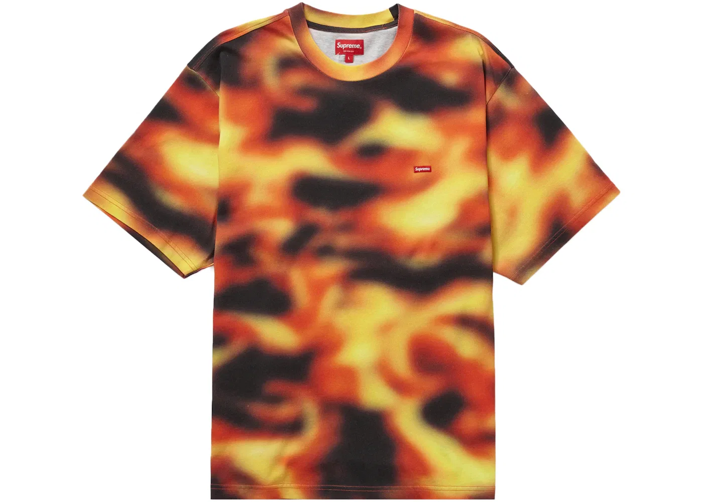 Мужская футболка с принтом Tee (SS23) Supreme, Flames