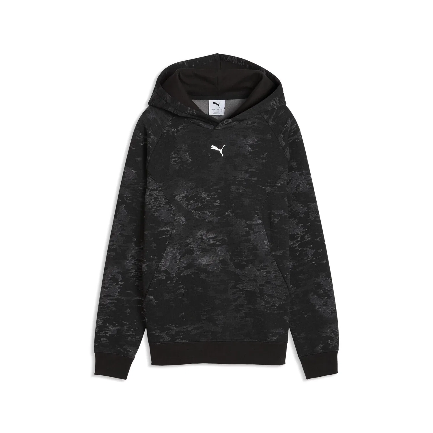 Детское худи с принтом Puma Sport Camo Fleece Hoodie, Puma, Цвет: Schwarz