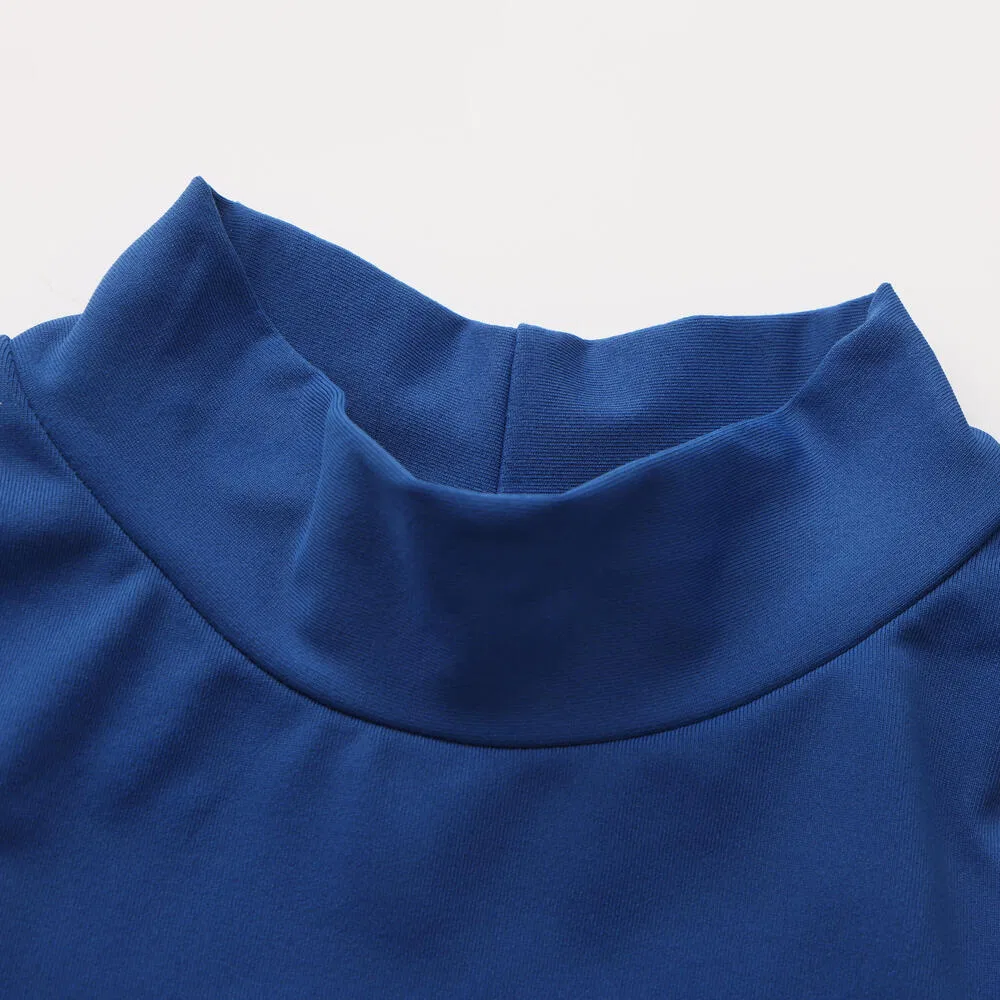 Детская футболка с круглым вырезом DECATHLON, Oxford Blue/Blue/Ice Blue — фото 4