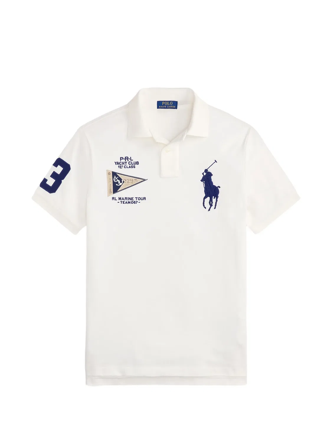 Polo Ralph Lauren Рубашка-поло Big Pony нейтральные тона
