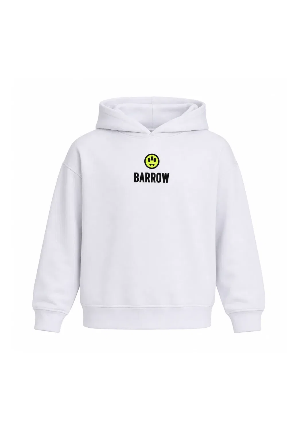 Худи с рисунком на спине, унисекс - худи Barrow, White
