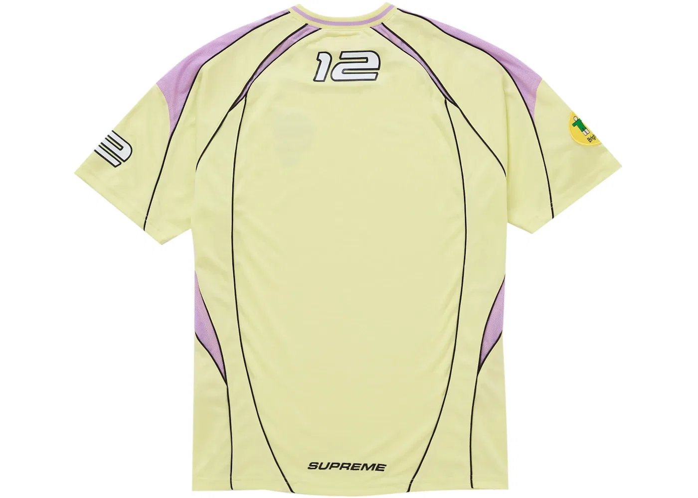 Мужская футболка с принтом Jersey Supreme, Yellow — фото 2