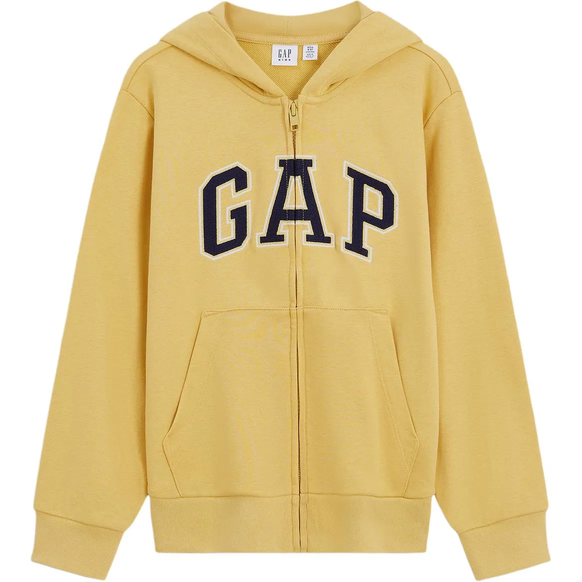 Детское худи с капюшоном French Almond Yellow GAP