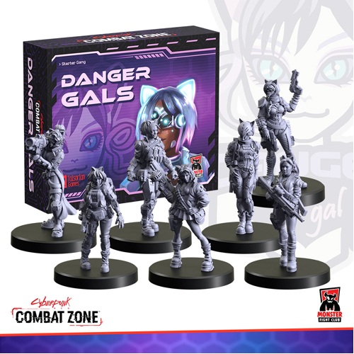 

Фигурка Cyberpunk Red:Combat Zone Danger Gals Faction Starter Box