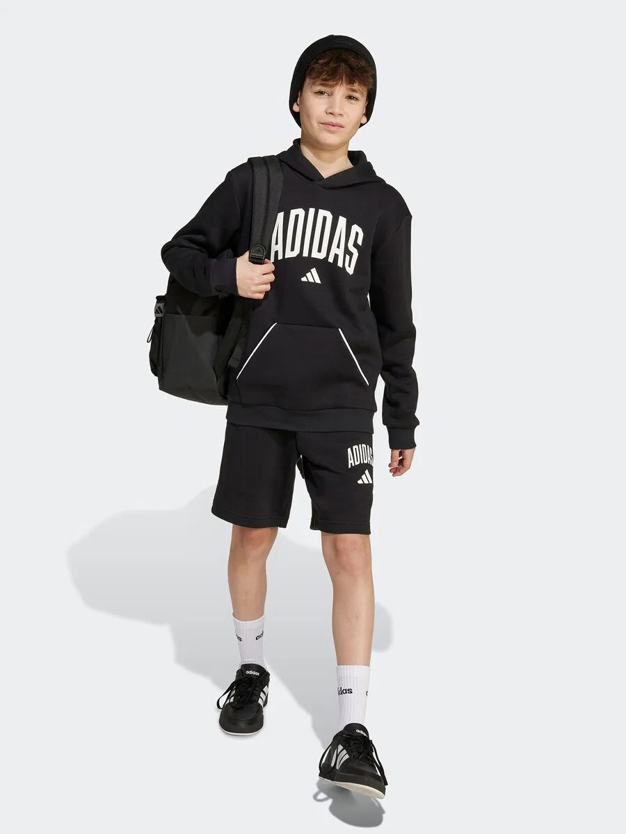 Спортивные брюки ADIDAS SPORTSWEAR Regular Pants 'Clgt' черного цвета — фото 3