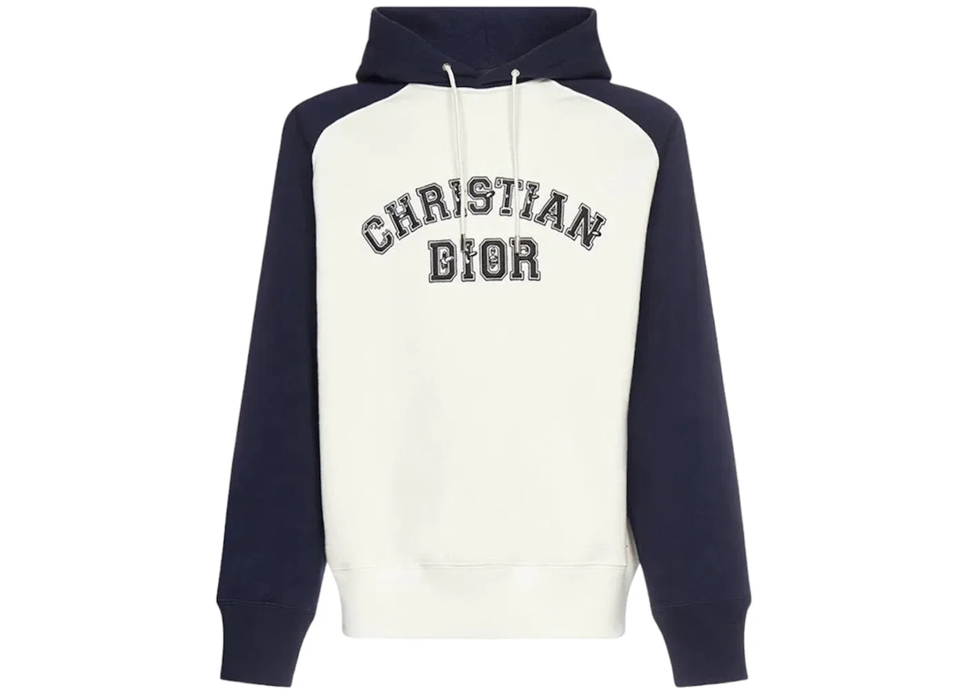 Мужская худи с принтом Dior x Kenny Scharf Varsity Hoodie Dior, Blue/White