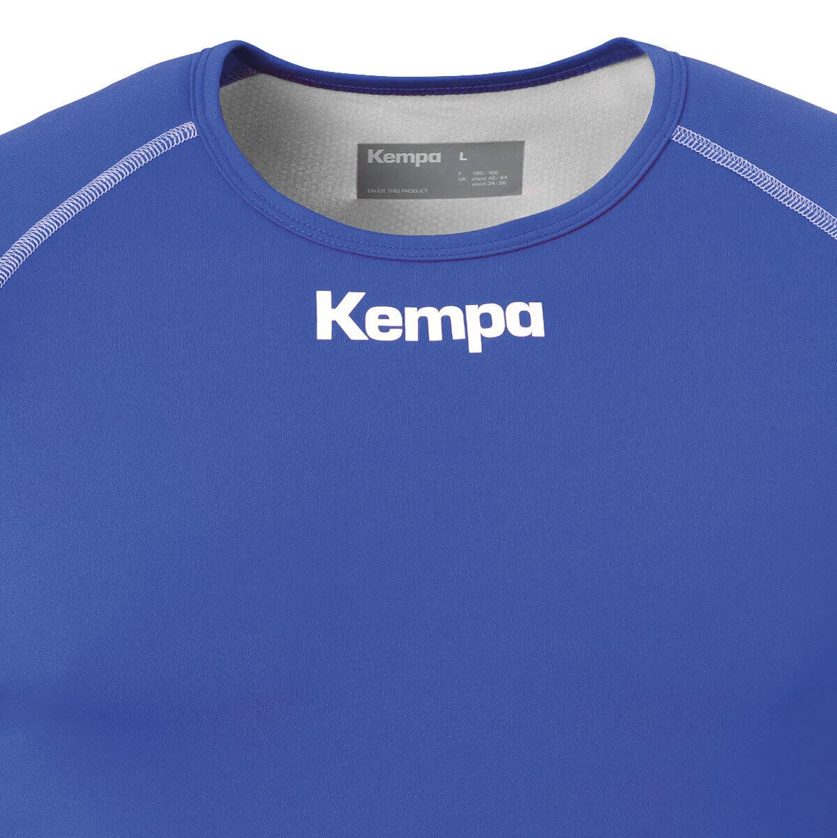 Детский лонгслив с длинным рукавом ATTITUDE Kids Kempa, Konigsblau / Schwarz — фото 2