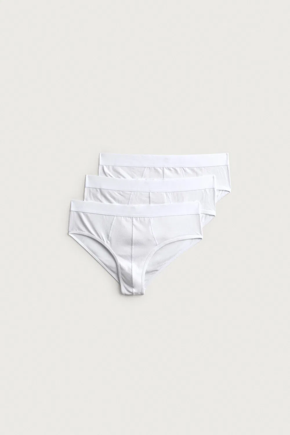 Набор из 3 простых трусов ZARA, White