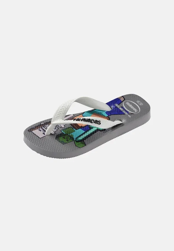 Шлепанцы с принтом Havaianas, белый/серый/стальной — фото 3
