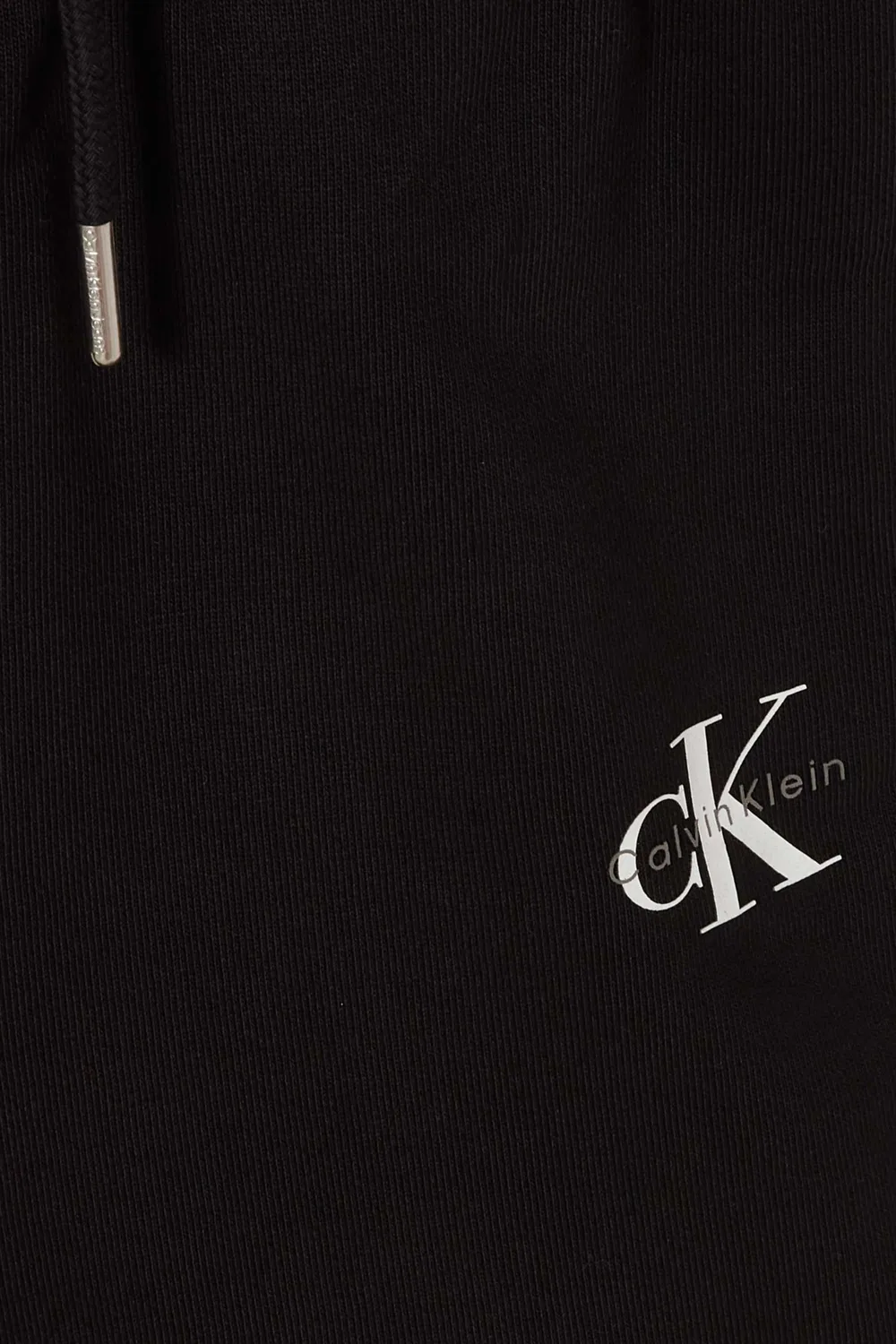 Шорты из органического хлопкового футера с логотипом Calvin Klein — фото 4