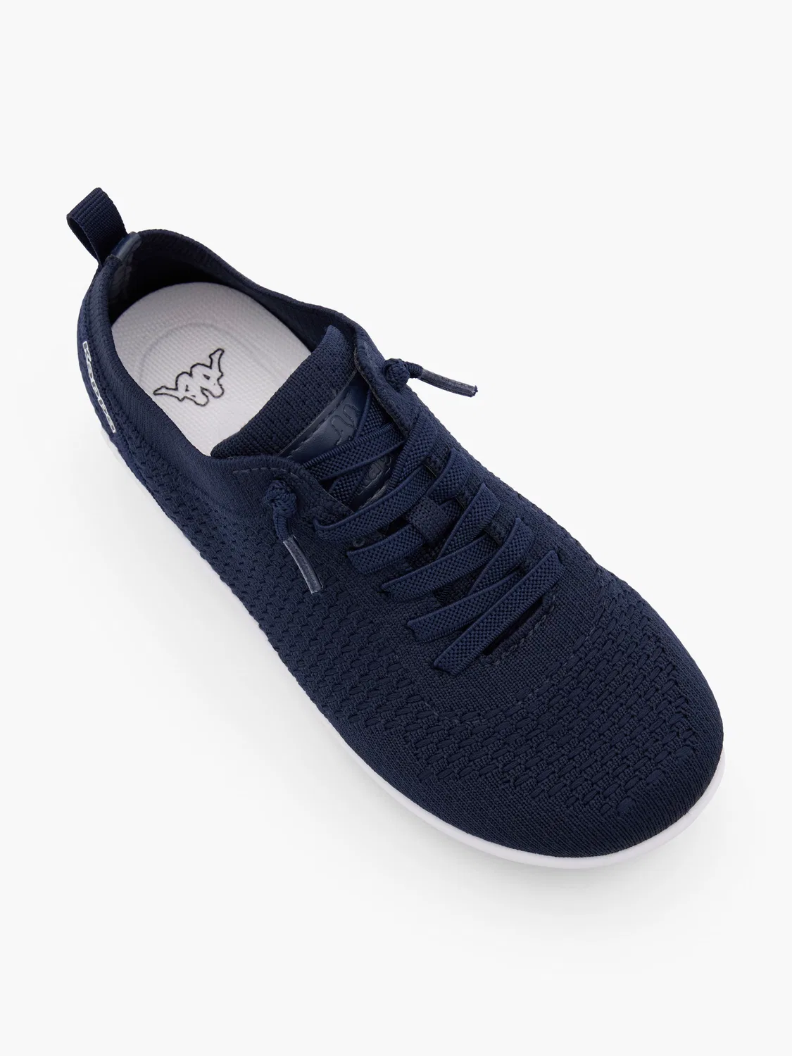 Детские кеды на шнуровке Slip On Kappa, темно-синий — фото 2