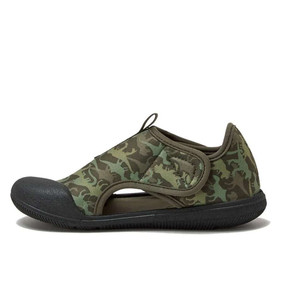 Детские водные туфли с принтом Adventurer Lands' End, Olive Dino Camo — фото 2