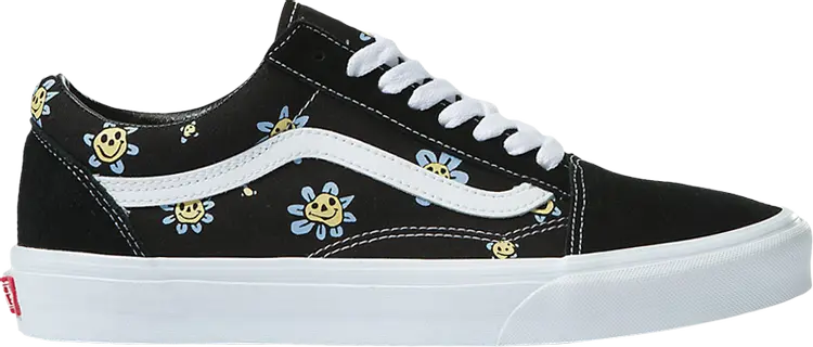 

Кроссовки Vans Old Skool Trippy Grin Floral, черный