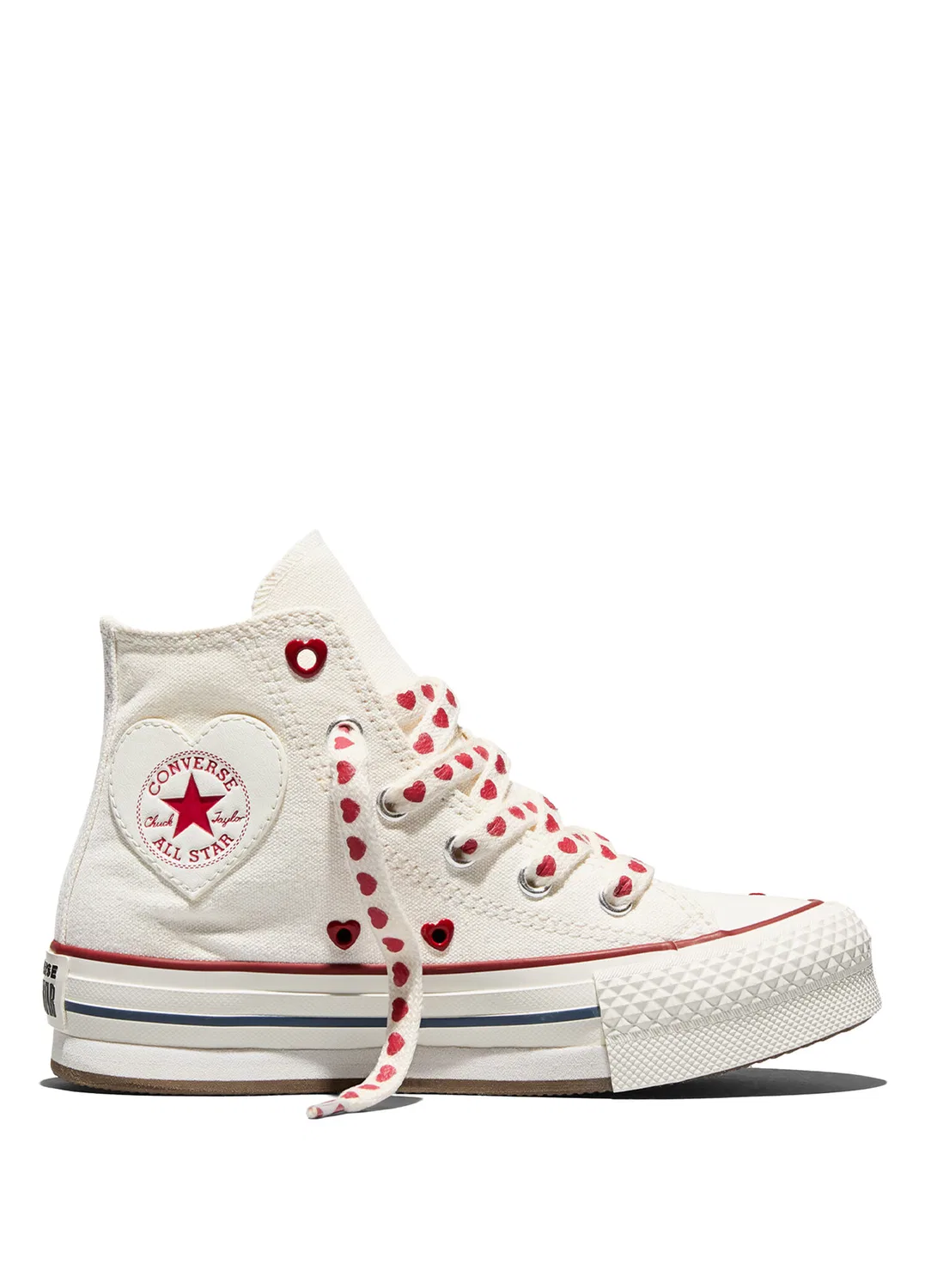 Кеды Converse Chucks In Love Chuck Taylor All Star Eva Lift, кремовый