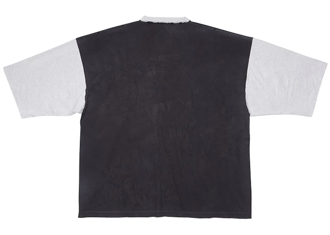 Мужская футболка с рукавом 3/4 Unity Oversized Balenciaga, Black/Light Grey — фото 2
