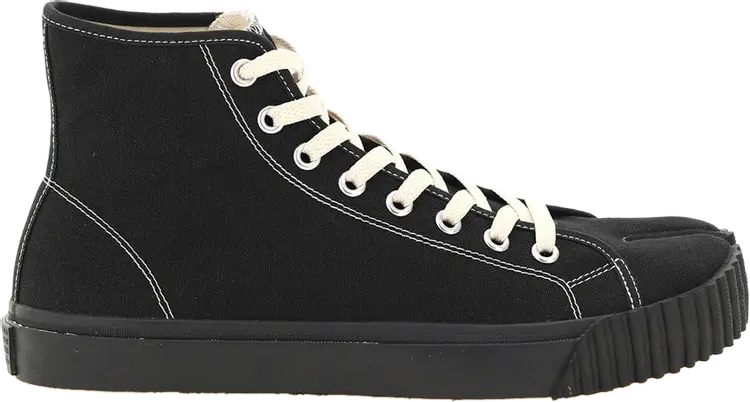 

Кроссовки Maison Margiela Wmns Tabi Canvas High Black, черный