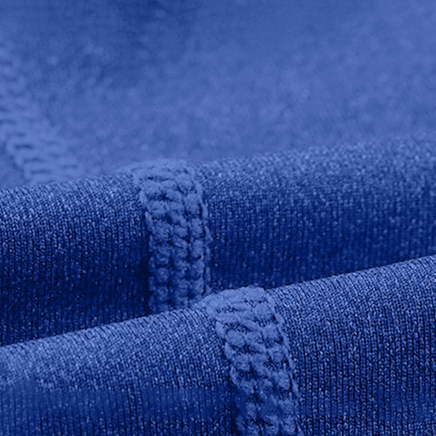 Мужская slim-футболка с четвертью-застежкой-молнией Generic, Blue — фото 4