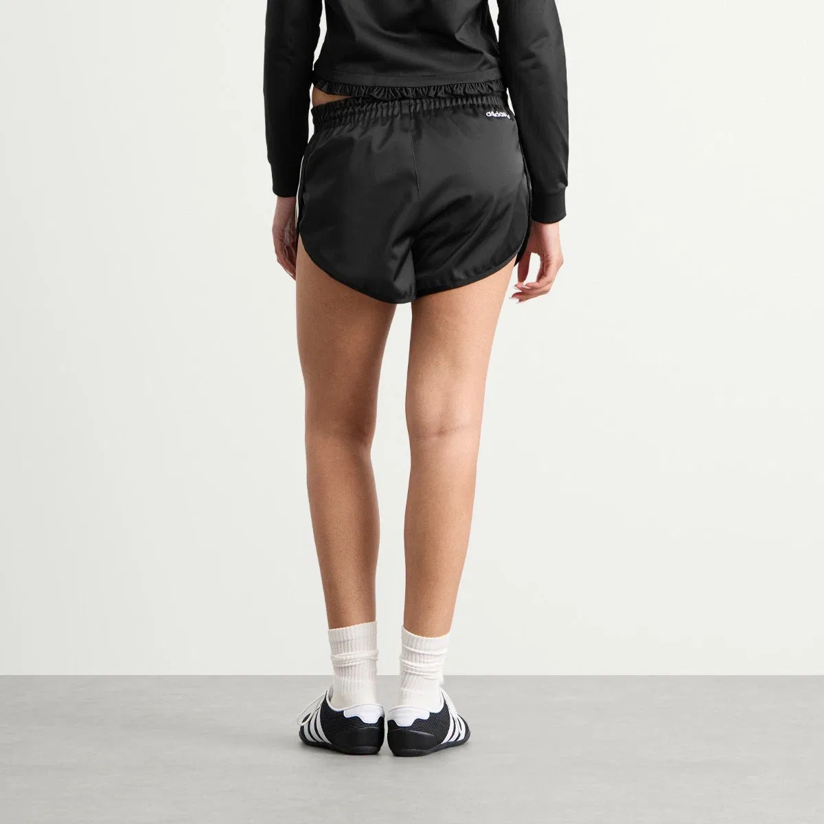 Шорты из атласа Munich 93 Adidas, Black — фото 3