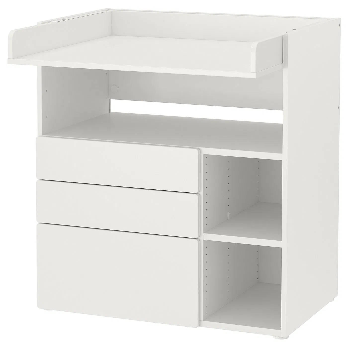 IKEA SMÅSTAD Пеленальный столик, белый, с 3 ящиками, 90x79x100 см