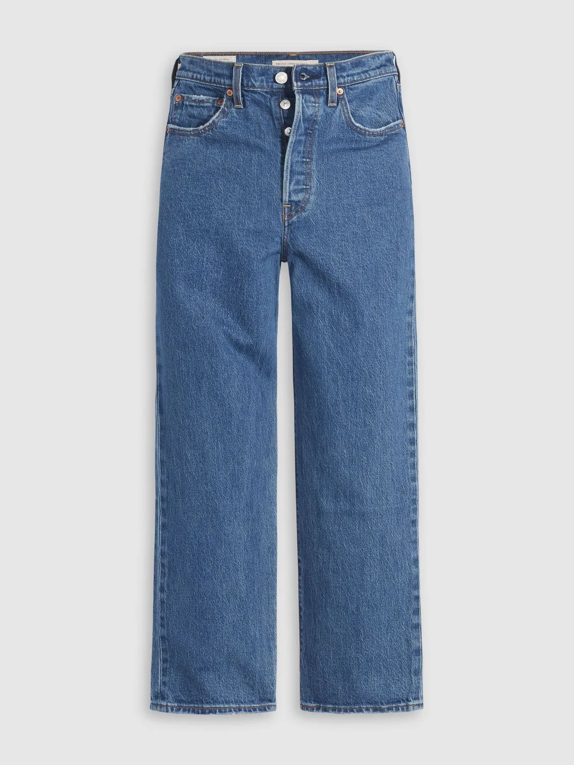 Джинсы прямого кроя с высокой посадкой Levi's, Blue — фото 3