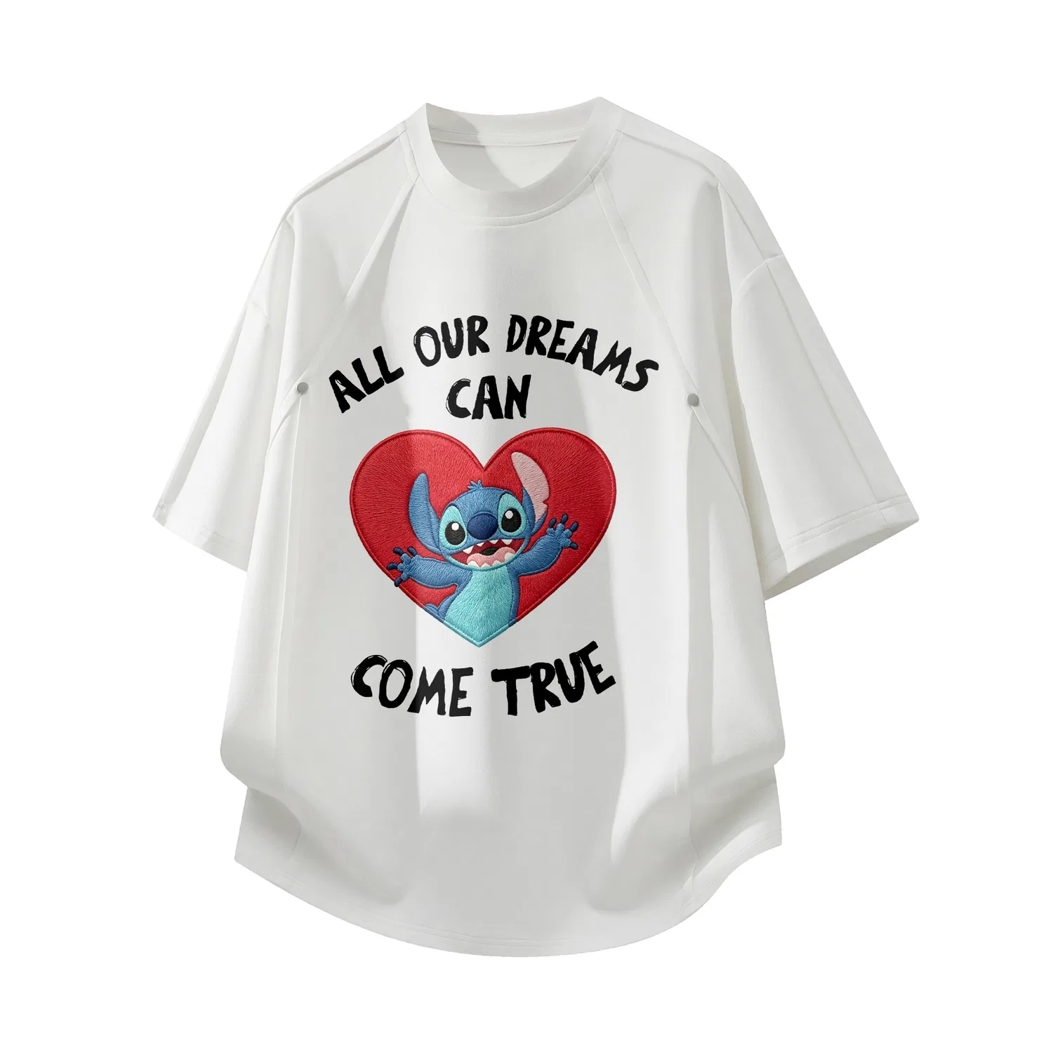 Детская футболка с принтом Disney, Unisex Crew Neck Moderate Other, Disney, Gray — фото 3