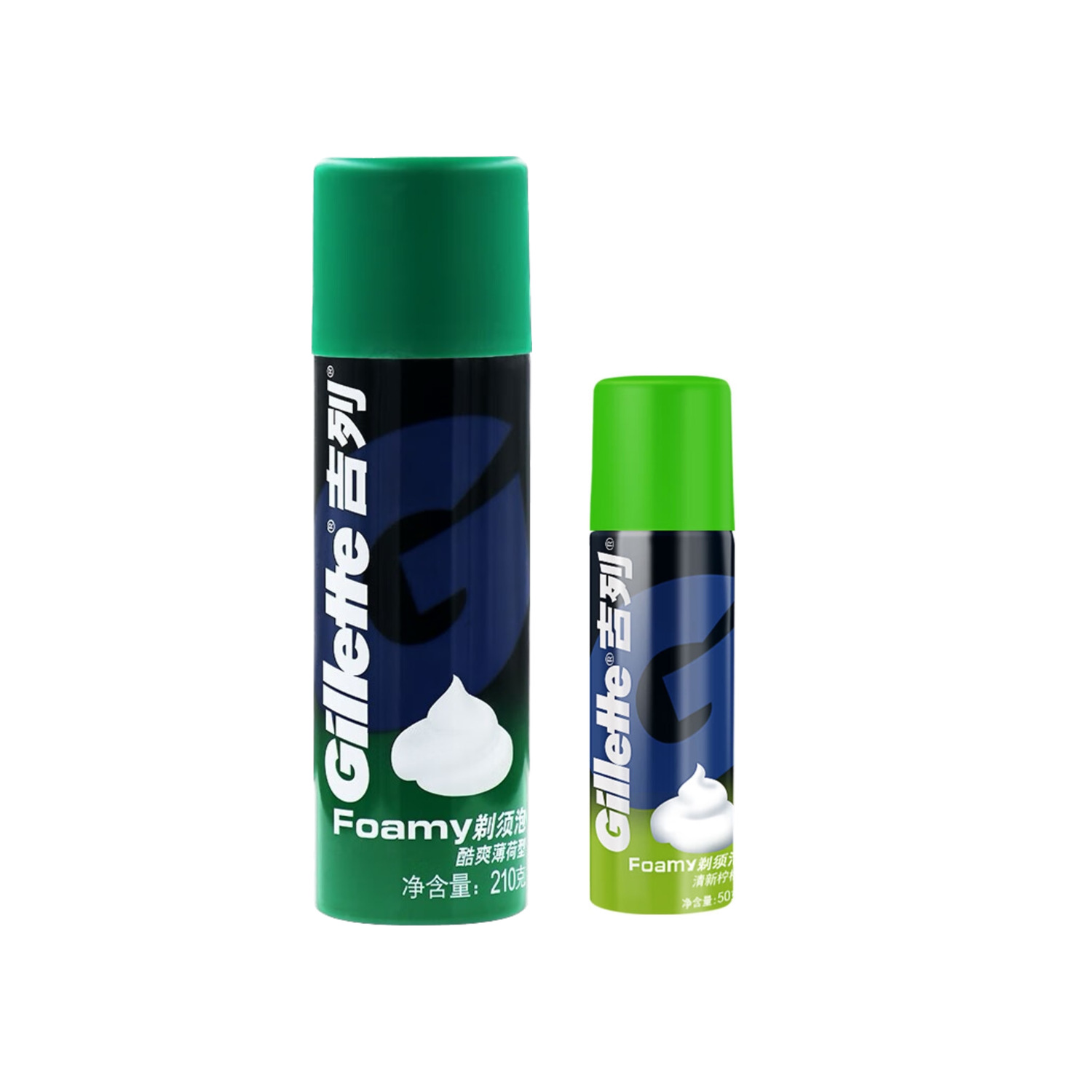 

Пена для бритья уход за бритьем очищение 210г+50г Gillette