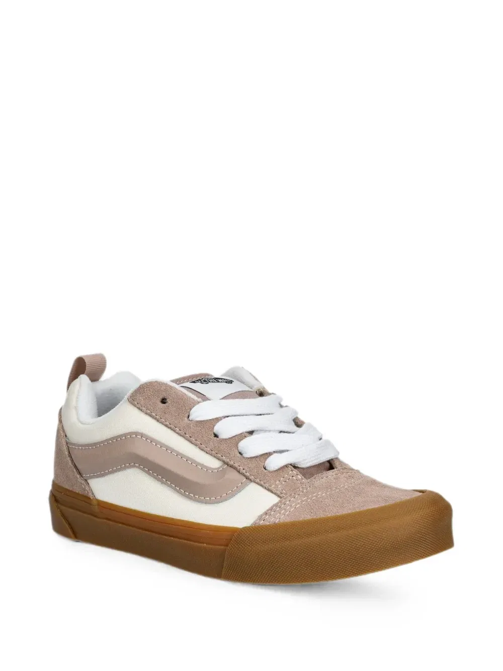 Низкие кеды Old Skool с замшевыми вставками Vans Kids, коричневый