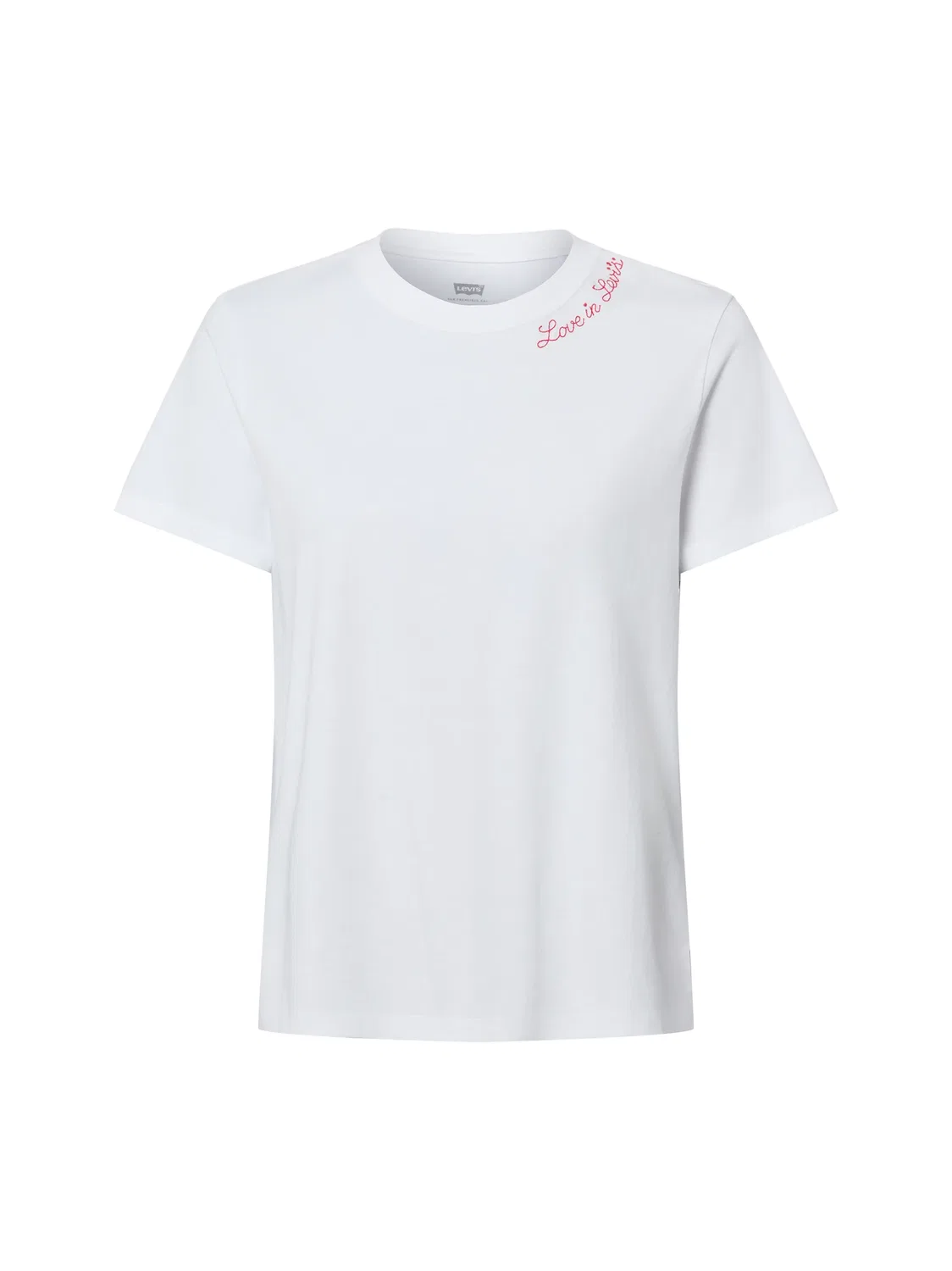 Женская футболка с вышивкой Levi's, Ecru