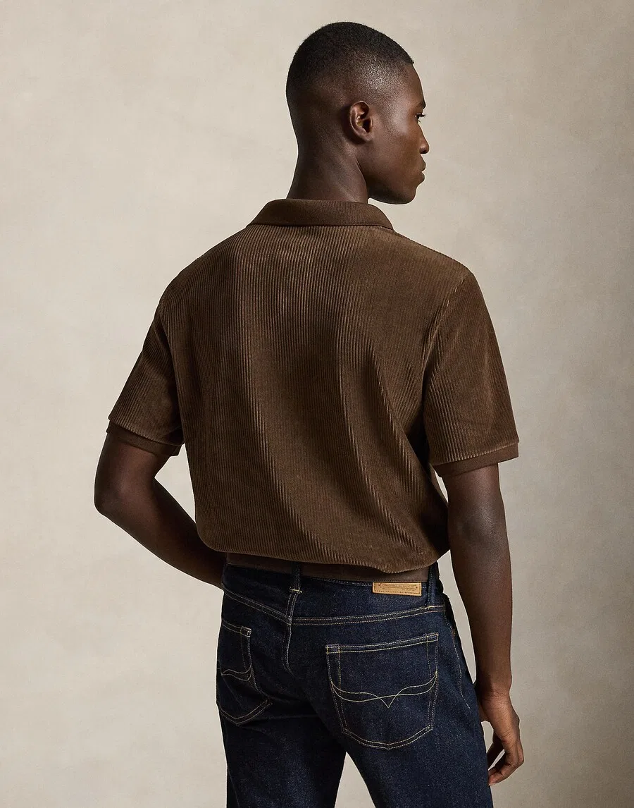 Футболка Polo Ralph Lauren коричневого цвета — фото 4