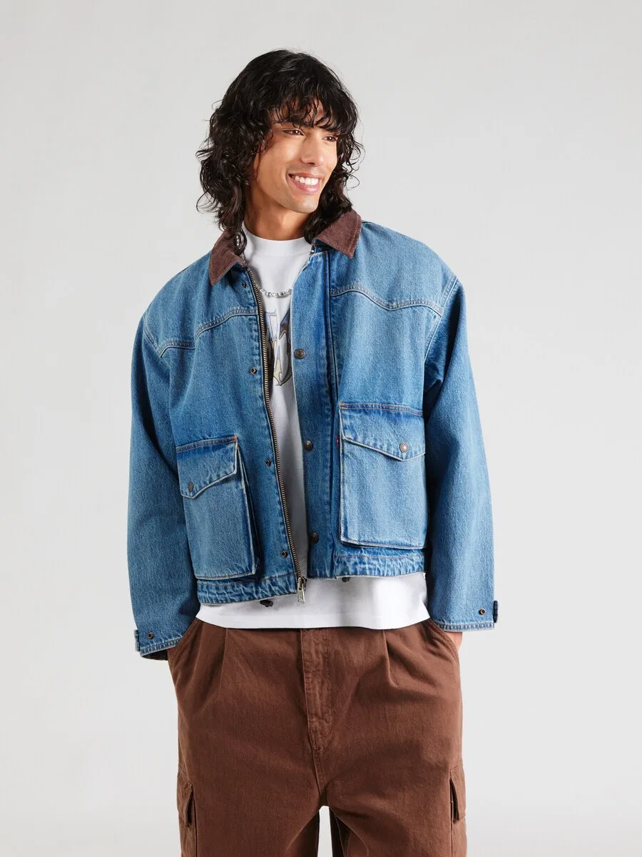 Куртка LEVI'S Between-Season Jacket 'Hilltop Jacket' цвета индиго — фото 2