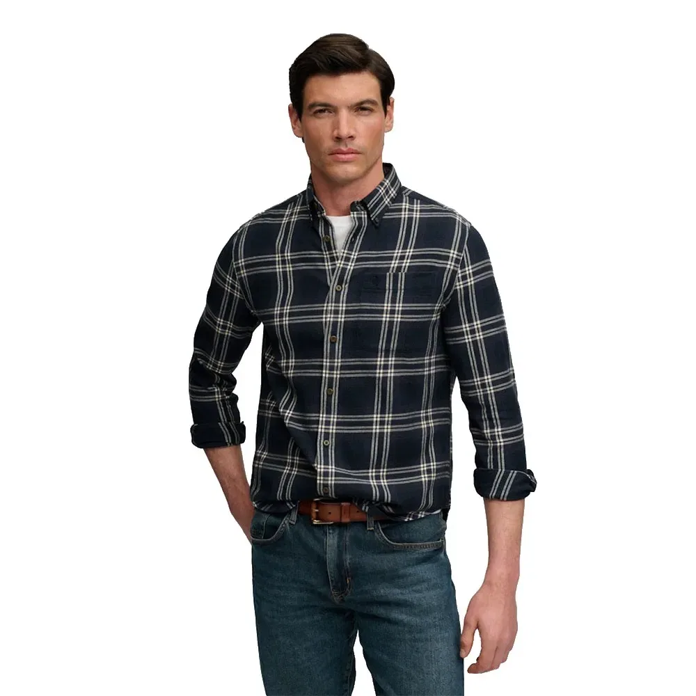 Мужская рубашка с длинным рукавом Cotton Lumberjack Superdry, Black