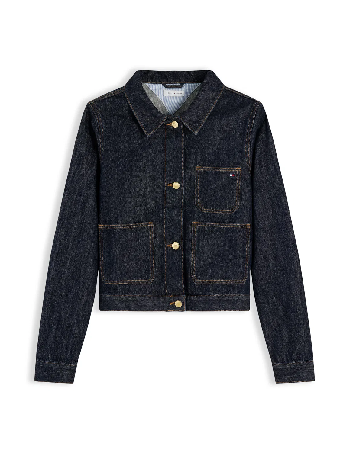 Куртка Tommy Hilfiger межсезонья, синий