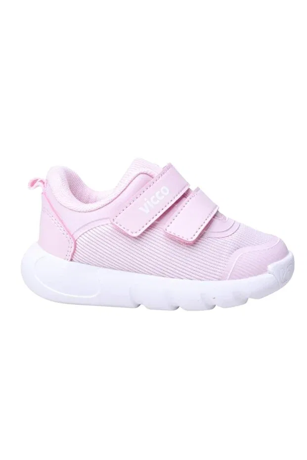 Детские спортивные туфли для мальчиков на липучке Vicco, Pink — фото 2