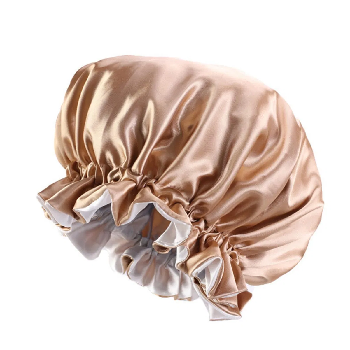 Набор шапочек для душа Satin, 3 шт, Khaki Biudeco