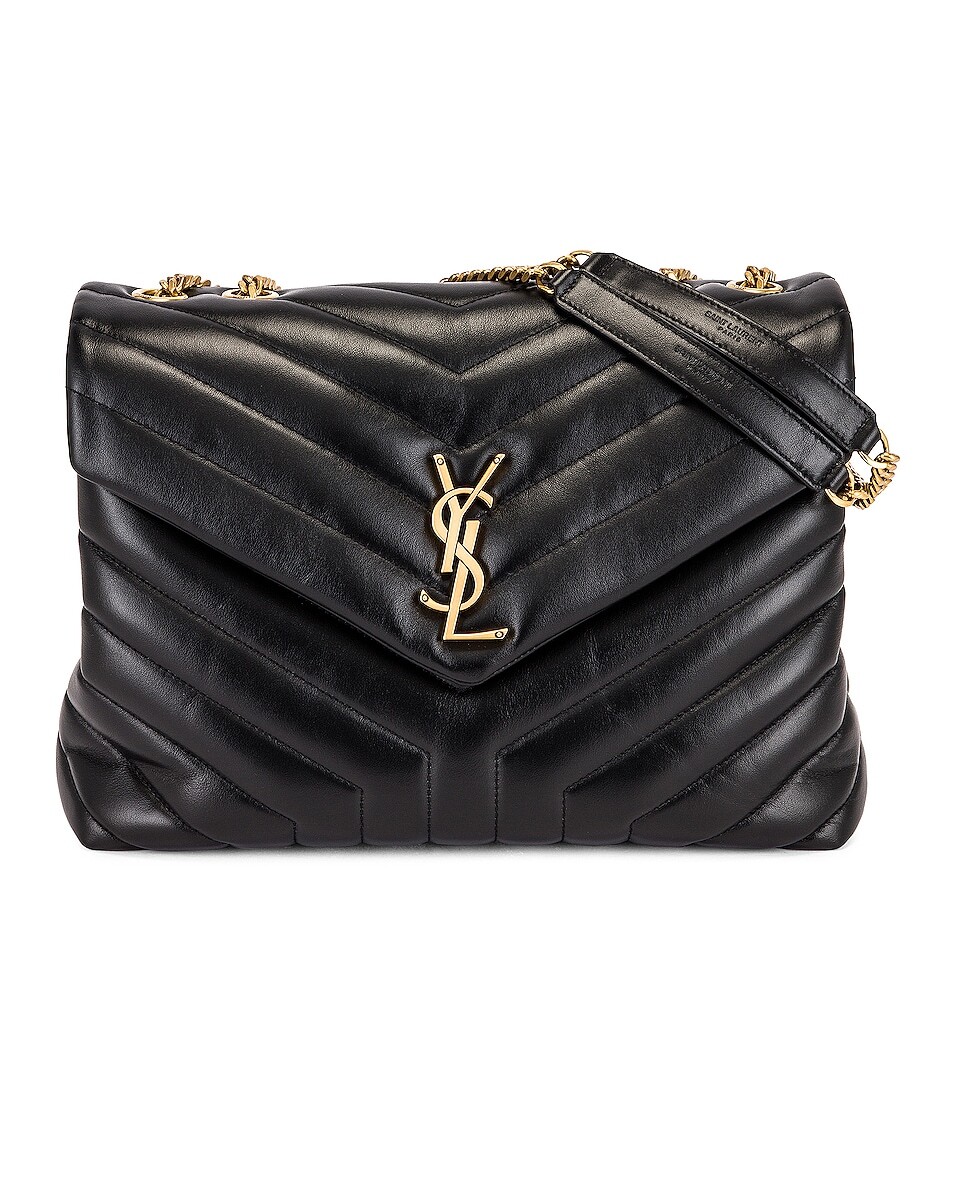 

Сумка Saint Laurent Medium Loulou Chain, нуар
