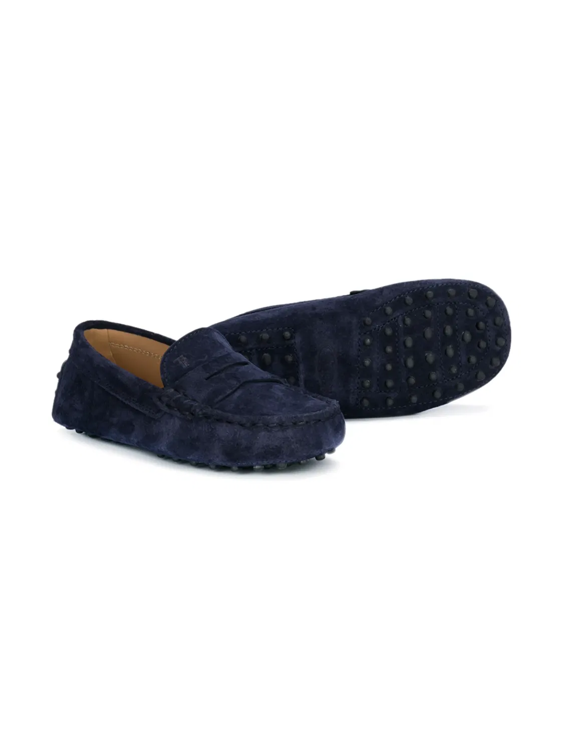 Кожаные водительские туфли Tod's, синий — фото 2